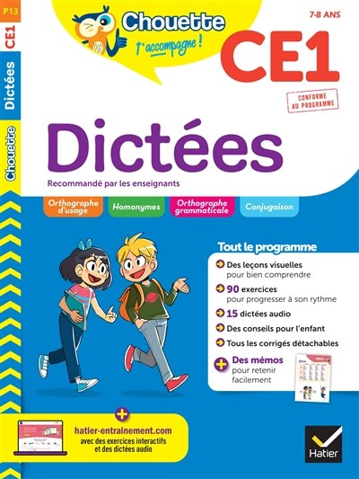 Front cover_Dictées CE1, 7-8 ans