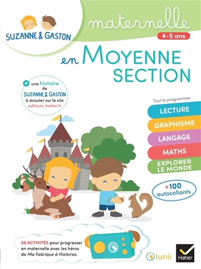 Couverture_Suzanne & Gaston en moyenne section : maternelle, 4-5 ans