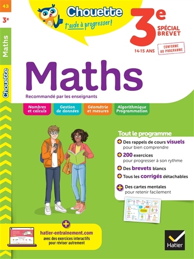 Front cover_Maths 3e, 14-15 ans