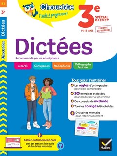 Front cover_Dictées 3e, 14-15 ans