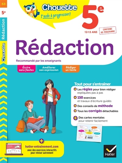 Front cover_R&eacute;daction 5e, 12-13 ans