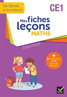 Couverture_Mes fiches leçons maths, CE1