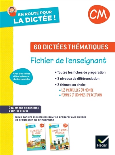 Front cover_60 dictées thématiques, CM