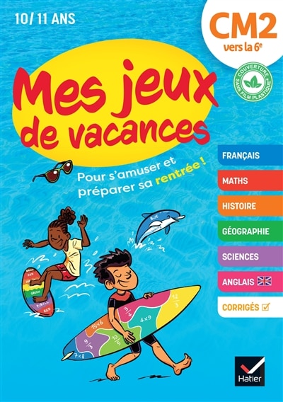 Front cover_Mes jeux de vacances CM2 vers la 6e, 10-11 ans