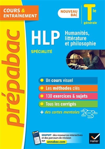 Front cover_HLP, humanités, littérature et philosophie spécialité, terminale générale