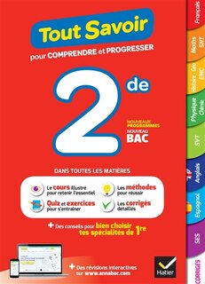 Front cover_Tout savoir 2de