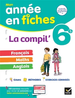 Couverture_La compil' 6e : français, maths, anglais : conforme aux derniers programmes