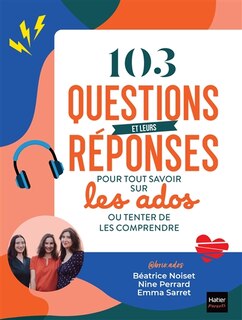 Front cover_103 questions et leurs réponses pour tout savoir sur les ados ou tenter de les comprendre