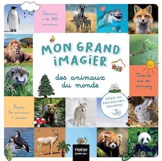 Couverture_Mon grand imagier des animaux du monde
