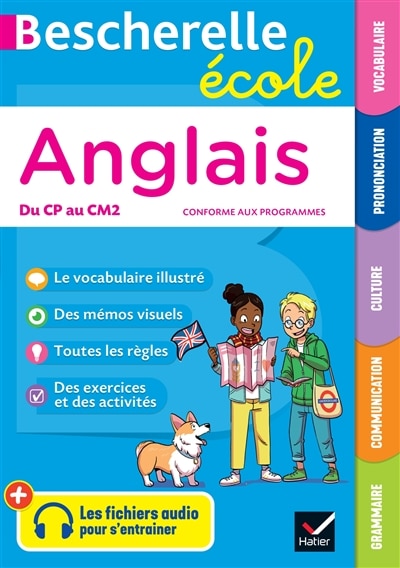 Front cover_Bescherelle école anglais, du CP au CM2