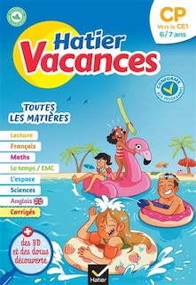 Front cover_Hatier vacances, CP vers le CE1, 6-7 ans