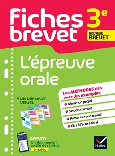 Front cover_L' &eacute;preuve orale, 3e