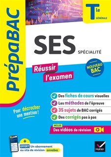 Couverture_SES spécialité, terminale générale : nouveau bac