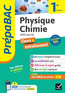 Front cover_Physique chimie spécialité, 1re générale