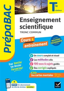 Front cover_Enseignement scientifique tronc commun, terminale générale