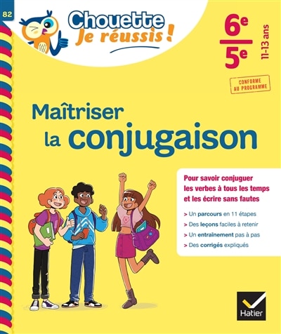 Couverture_Maîtriser la conjugaison 6e, 5e, 11-13 ans
