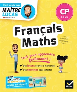 Couverture_Français, maths CP, 6-7 ans : tout pour apprendre facilement ! : conforme au programme