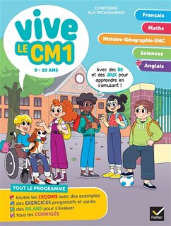 Couverture_Vive le CM1 : 9-10 ans, conforme aux programmes
