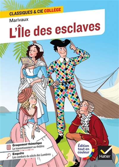 Couverture_L'île des esclaves (1725) : texte intégral