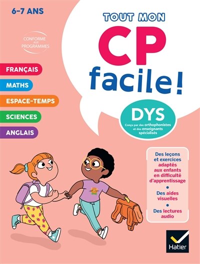 Couverture_Tout mon CP facile ! 6-7 ans, dys : conforme aux programmes