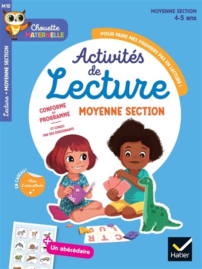Front cover_Activités de lecture pour faire mes premiers pas en lecture ! : moyenne section, 4-5 ans : conforme au programme