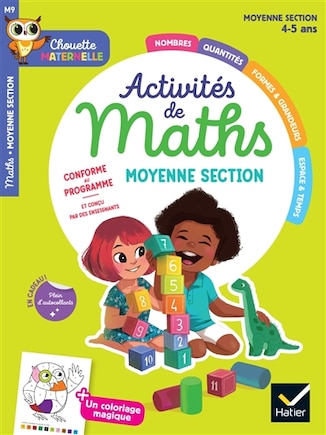 Activités de maths: moyenne section, 4-5 ans