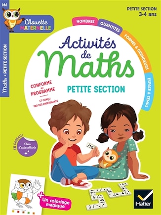 Activités de maths: petite section, 3-4 ans