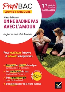 Front cover_Alfred de Musset, On ne badine pas avec l'amour