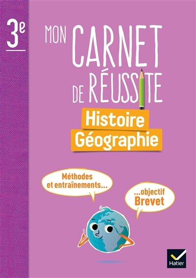 Couverture_Mon carnet de réussite histoire géographie 3e