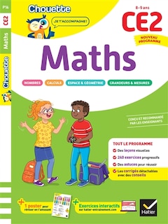 Front cover_Maths CE2, cycle 2, 8-9 ans