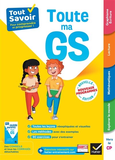 Front cover_Toute ma GS : tout savoir pour comprendre et progresser ! : nouveaux programmes