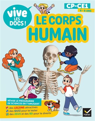 Front cover_Le corps humain : CP, CE1, 6-8 ans