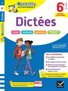 Couverture_Dictées 6e, 11-12 ans