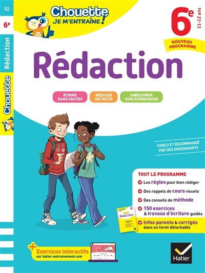 Front cover_Rédaction 6e, 11-12 ans