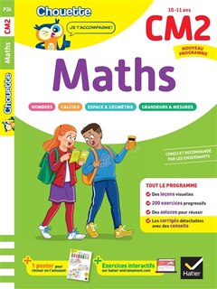 Front cover_Maths CM2, 10-11 ans : leçons et exercices corrigés : cahier de soutien, nouveau programme