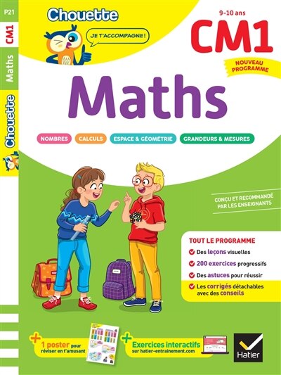 Couverture_Maths CM1, 9-10 ans