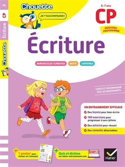 Couverture_Ecriture CP, 6-7 ans : leçons et exercices corrigés : cahier de soutien, nouveau programme