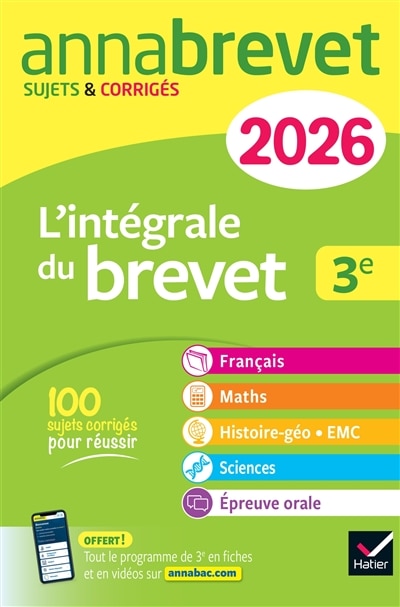 Front cover_L' intégrale du brevet 3e