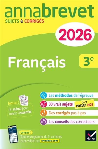Front cover_Français 3e