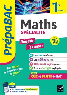Front cover_Maths sp&eacute;cialit&eacute;, 1re g&eacute;n&eacute;rale
