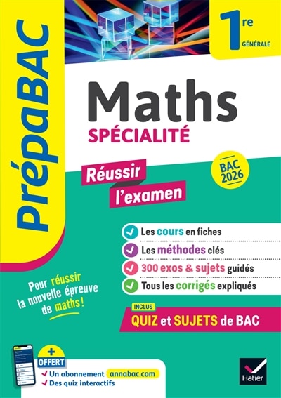 Front cover_Maths sp&eacute;cialit&eacute;, 1re g&eacute;n&eacute;rale
