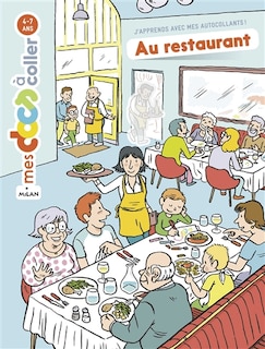 Front cover_Au restaurant : j'apprends avec mes autocollants !
