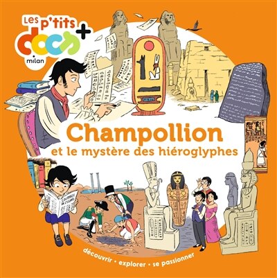 Couverture_Champollion et le mystère des hiéroglyphes