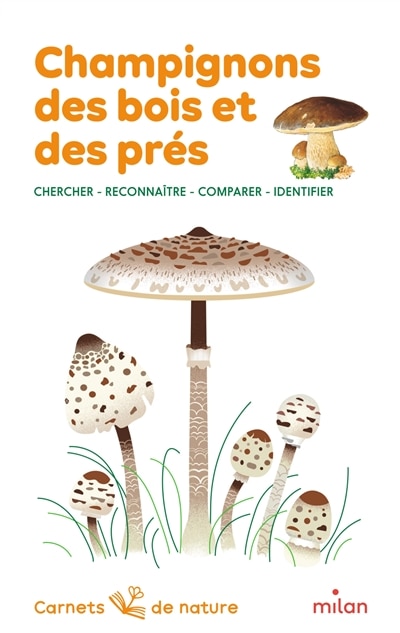 Couverture_Champignons des bois et des prés : chercher, reconnaître, comparer, identifier
