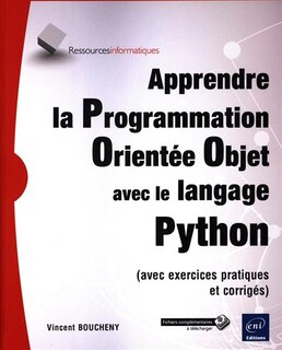 Front cover_Apprendre la programmation orientée objet avec le langage Python