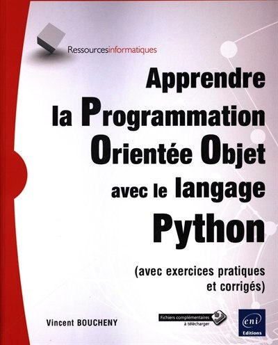 Front cover_Apprendre la programmation orientée objet avec le langage Python
