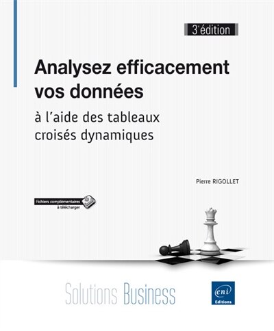 Front cover_Analysez efficacement vos données : à l'aide des tableaux croisés dynamiques