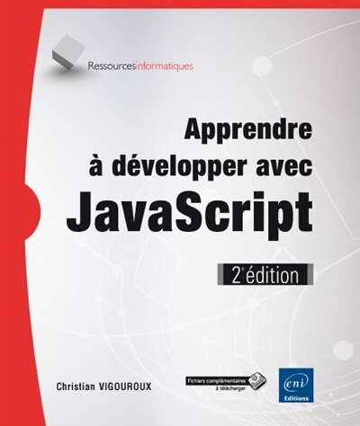Couverture_Apprendre à développer avec JavaScript
