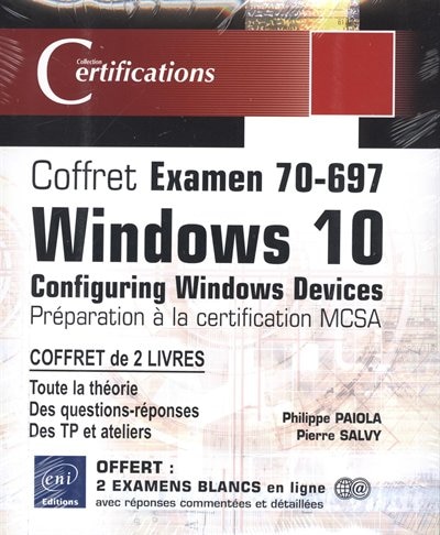 Front cover_Coffret Examen 70-697