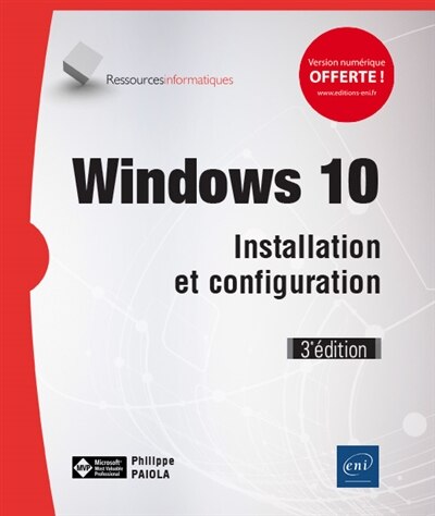 Couverture_Windows 10 : installation et configuration